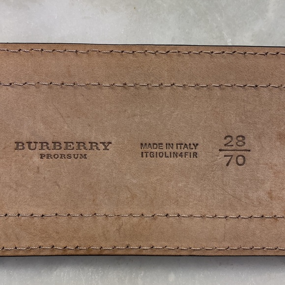 NWOT Burberry Prorsum Leather “Runway” Snakeskin Belt Size 28/70 Height 2.5 in - Picture 5 of 7
